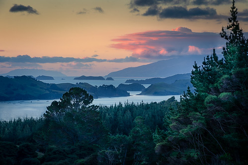 coastallandscape coastline coromandel coromandelpeninsula evening forest inlets landscape manaia nature newzealand northisland seascape sunset thamescoromandel waikato nz
