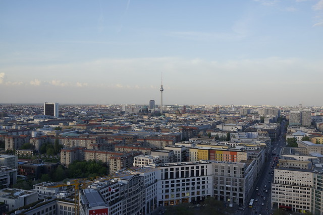 Berlin skyline towards the Fernsehturm