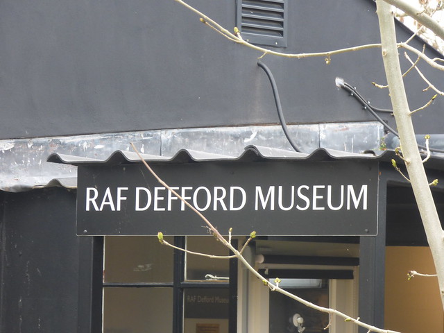 RAF Defford Museum at Croome - sign