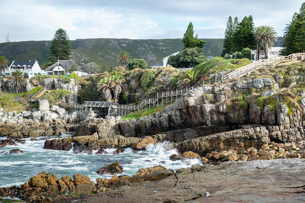 Coastal Boardwalk on the Cliff Path at Hermanus, South Africa