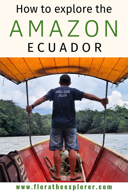 Pinterest image for the Ecuador Amazon
