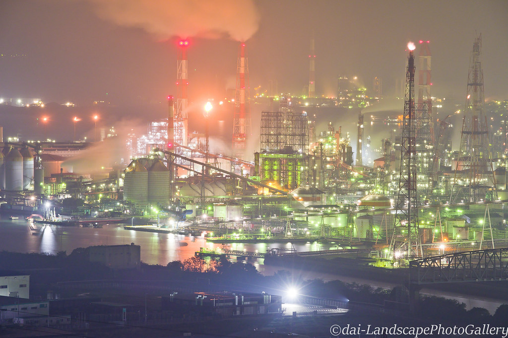 水島工業地帯夜景 Dai Dai Flickr