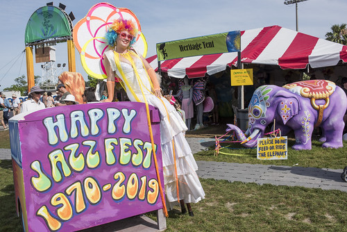 Heritage Tent at Jazz Fest 2019 day 8 on May 5, 2019. Photo by Ryan Hodgson-Rigsbee RHRphoto.com