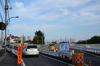 Road above Construction Site Where the Senkawa River Flows into the Nogawa River 2