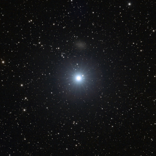 Regolus and Leo I (dwarf galaxy)