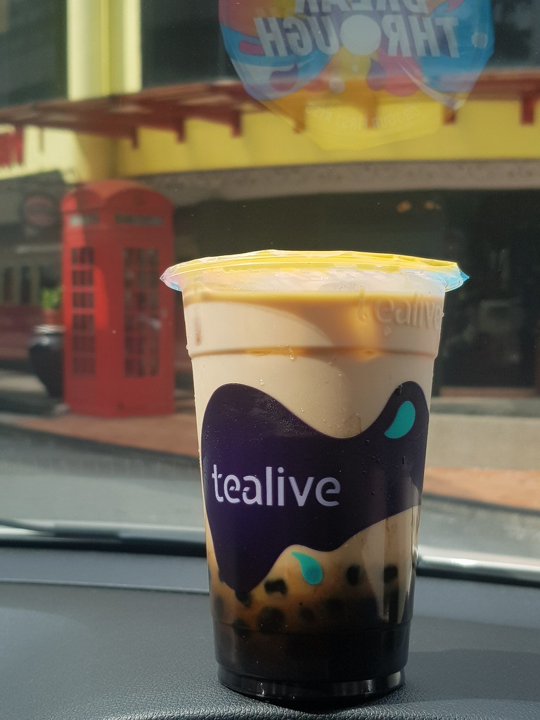 黑钻石奶茶 Black Diamond Milk Tea $7.60 @ Tealive at Petronas USJ9
