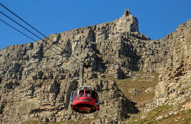 Cable Car up to Table Mountain, Cape Town, South Africa