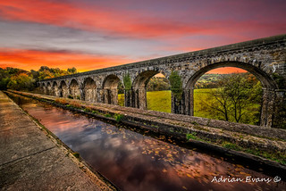 Chirk Aqueduct Sunset