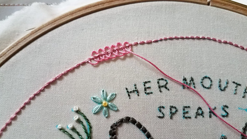 Stitching along with Beth Colletti