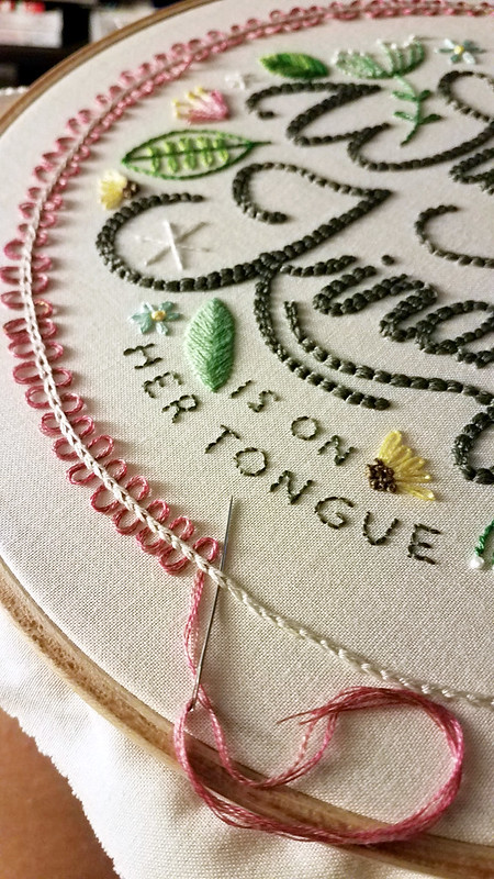 Stitching along with Beth Colletti