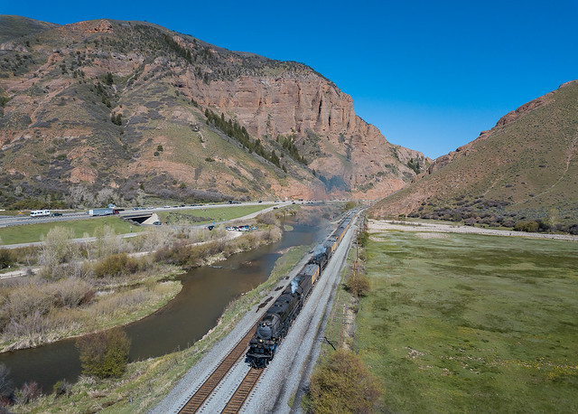 Union Pacific UP 4014 (4-8-8-4) Big Boy Weber Canyon Henefer, Utah