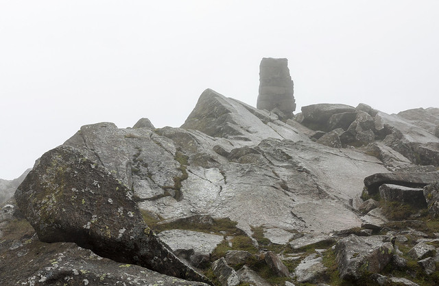 Summit of Carnedd Moel Siabod, Eryri National Park, Gwynedd, UK