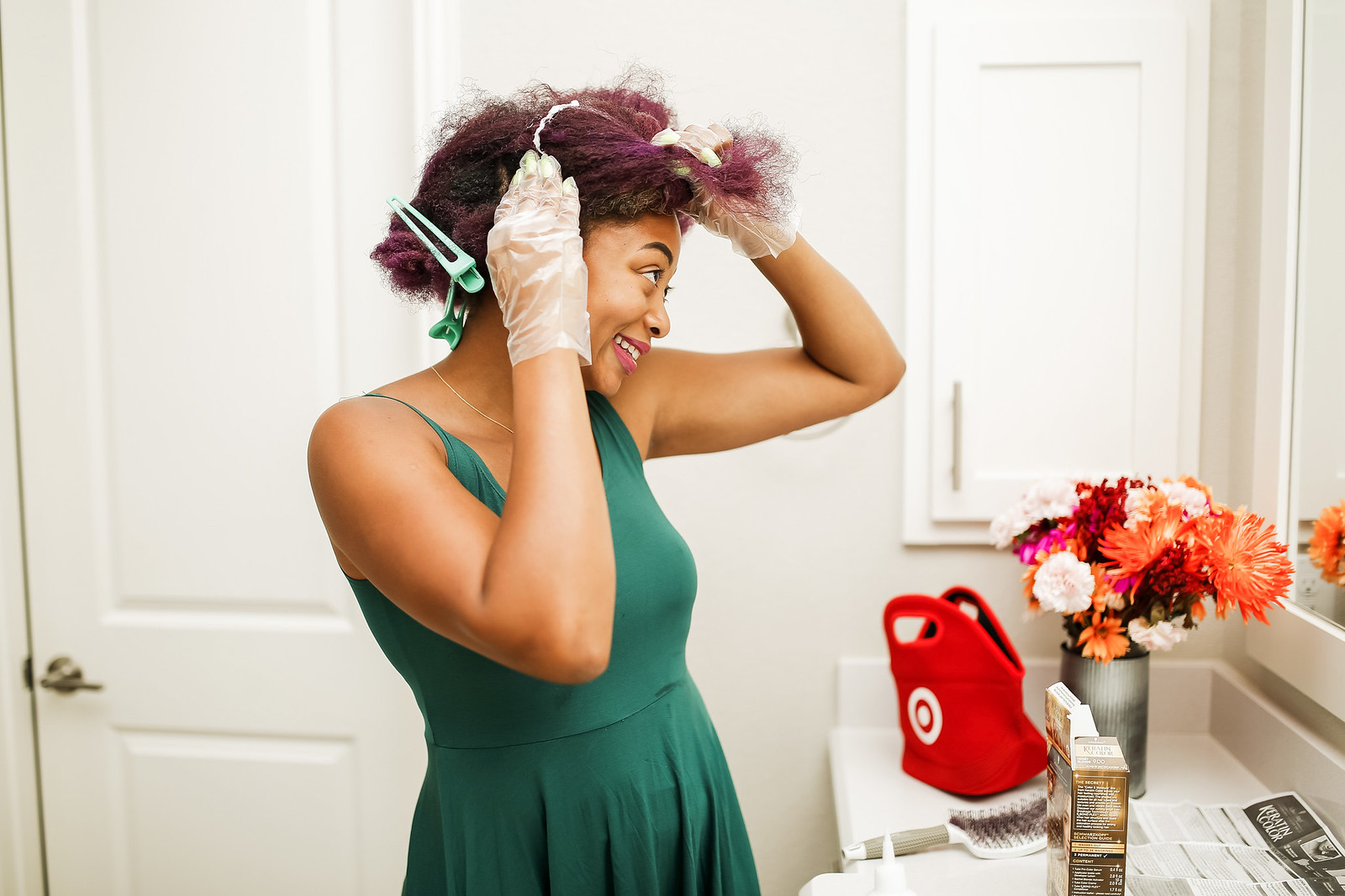 how to dye your hair safely at home