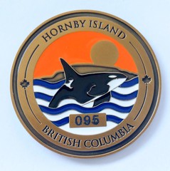 2019 Hornby Island Trade token reverse