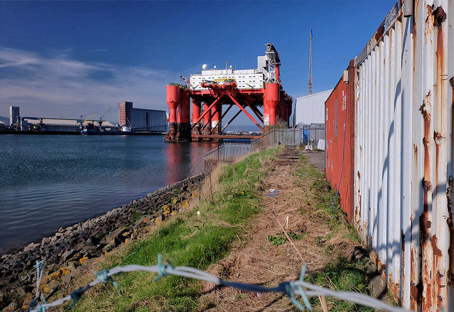 Borgholm Dolphin Platform at Harland And Wolff, Belfast