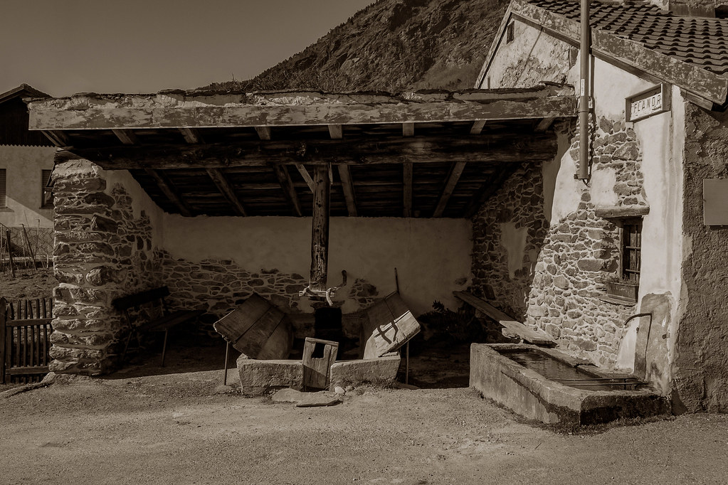 Antico lavatoio in Val Chisone
