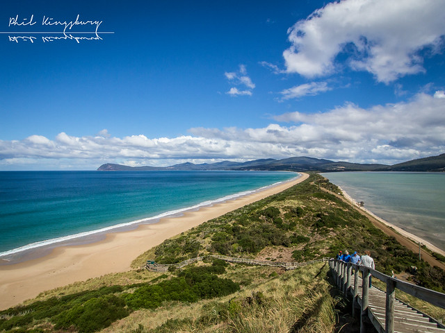View from The Neck Lookout, Bruny Island, Tasmania, Australia
