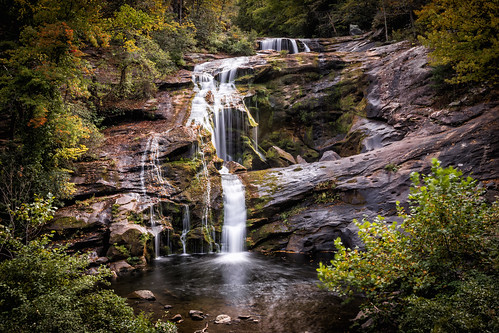 baldcreekfalls tellicoplains tennessee autumn waterfall