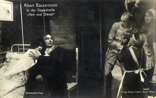 Albert Bassermann in a dual role in Herr und Diener