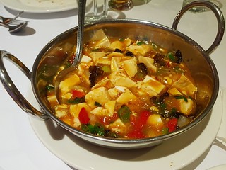 Vegan Ma Po Tofu at Michael's Oriental