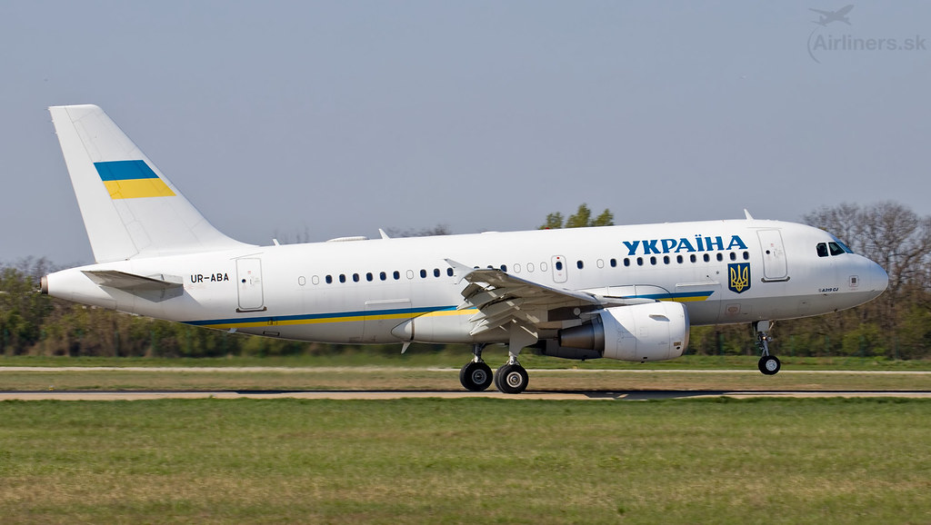 UR-ABA Ukrainian Government Airbus A319-115(CJ)
