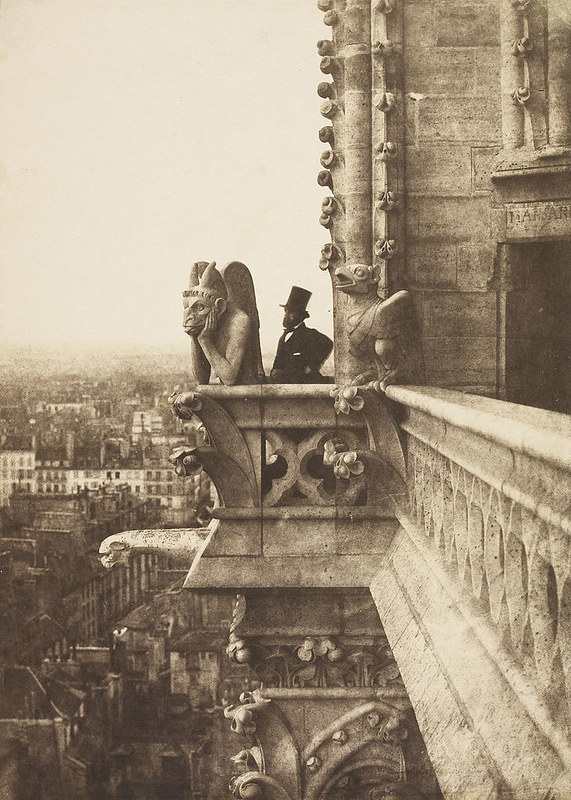 El vampiro, una fotografía de Charles Nègre, 1853.