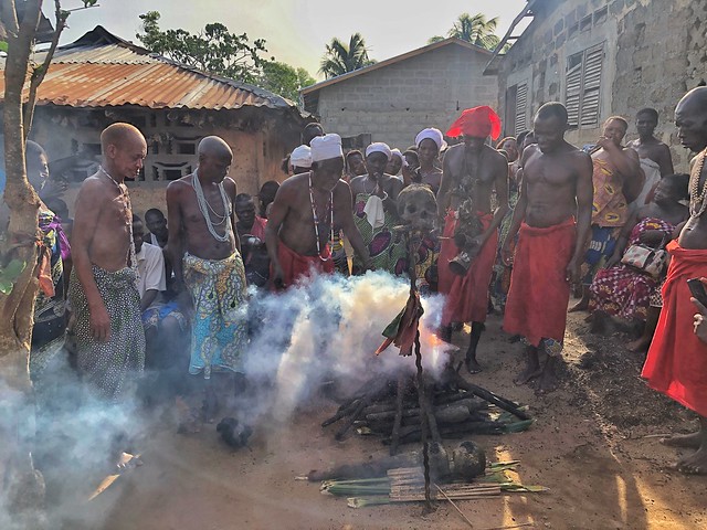 Ritual vudú en Benín