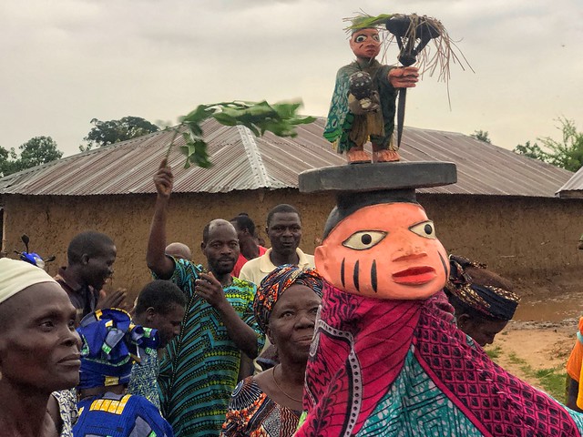 Máscara Gelede en Benín