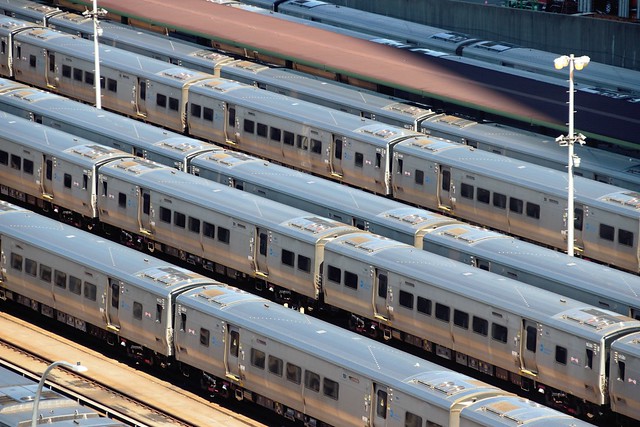 Trains as seen from the Vessel