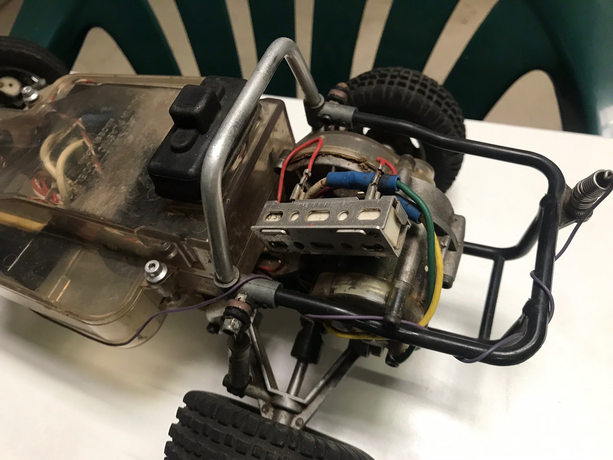 New Tamiya Sand Scorcher Mechanism Radio Box & Gear Cover Rough Rider A Part