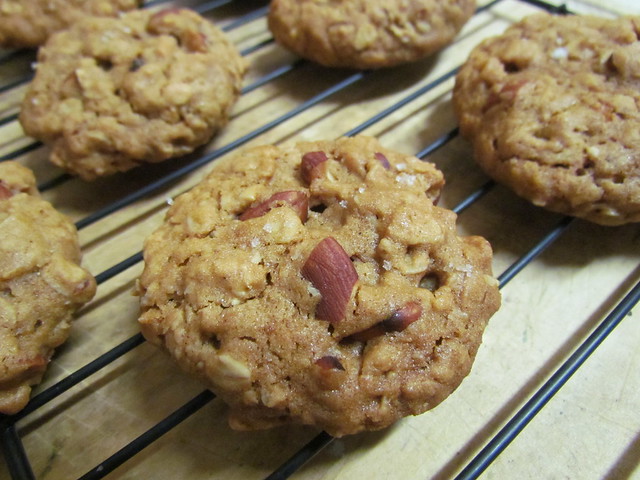 Roasted Almond Cookies with Fleur de Sel