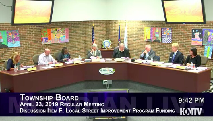 Township Board Continues to Discuss Funding for Local Street Improvements