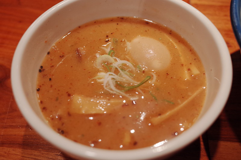 新橋つじ田二代目つけ麺のスープ