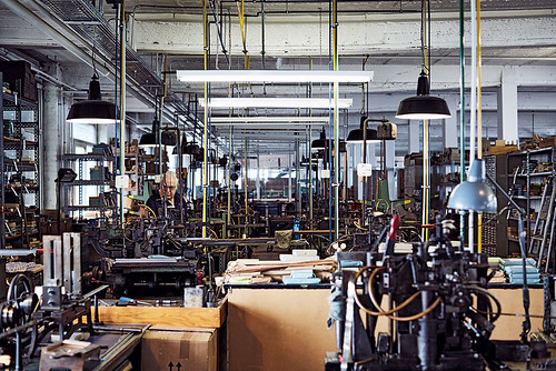 Since 1997, Rainer Gerstenberg has been running his type foundry at the Haus für Industriekultur in Darmstadt.