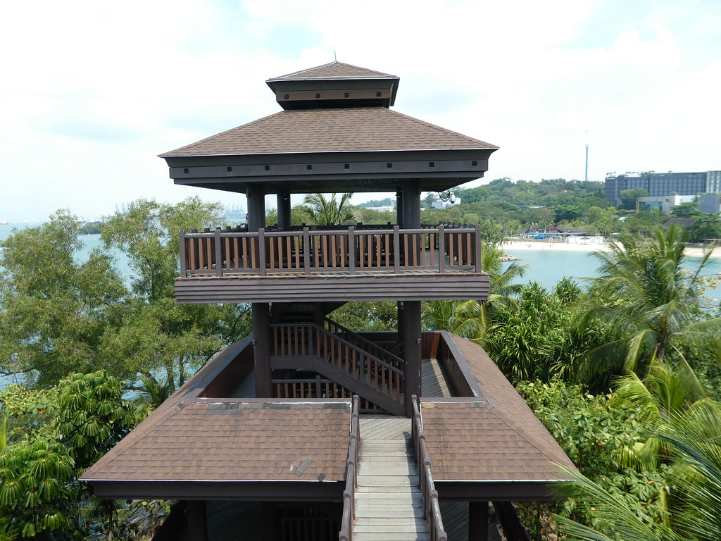 Viewing tower, Sentosa Island 