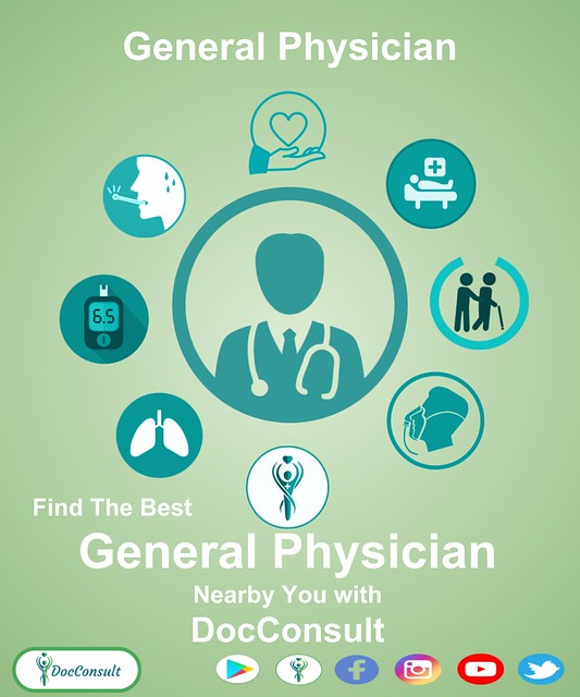 For your regular medical checkup consult with General Physician What does a General Physician? A general practitioner is a family doctor or physician. He provides diagnosis and care for patients in routine cases and usually refers people to specialists. A