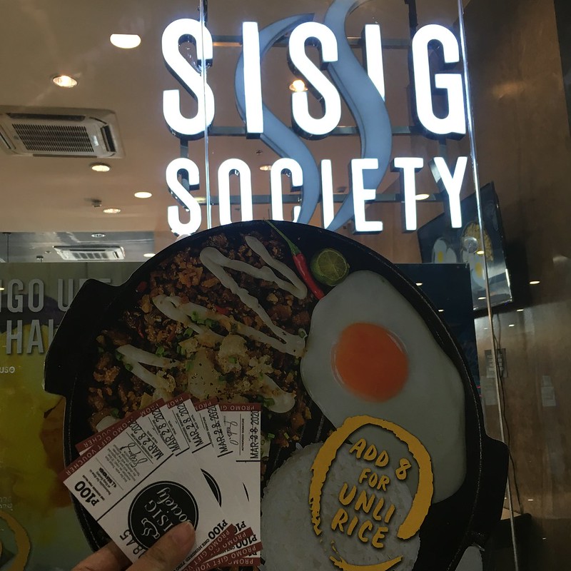 Sisig Society, Fisher Mall