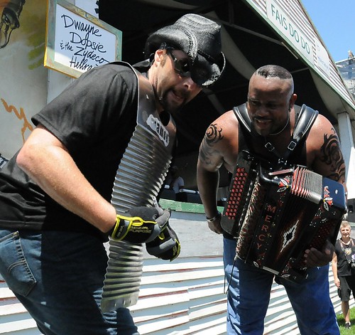 Dwayne Dopsie & the Zydeco Hellraisers at Jazz Fest Day 2 - 4.26.19. Photo by Black Mold.