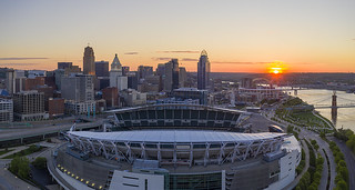 Cincinnati Ohio Morning Skyline