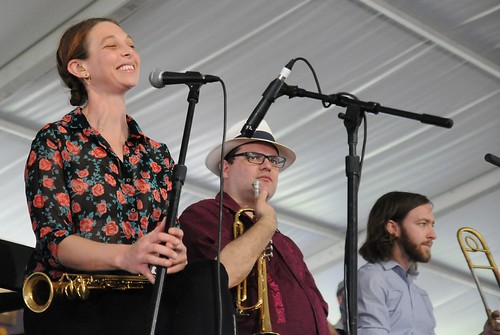 Aurora Nealand & the Royal Roses in Economy Hall at Jazz Fest on Saturday, April 27, 2019. Photo by Black Mold.