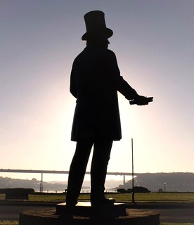I.K.Brunel  statue at Neyland , Wales