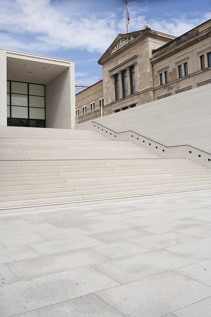 neues Museum and new entrance.  HSfS.