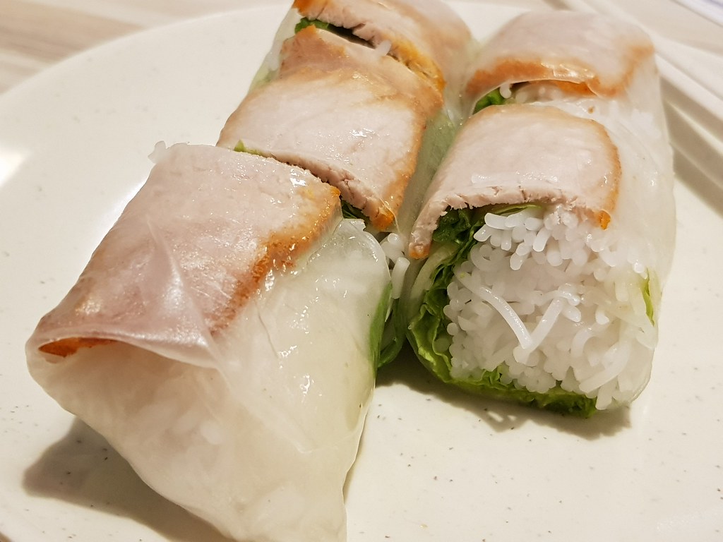 越式猪肉米纸券 Gui Cuon (Viet's Rice Paper Roll Pork) rm$6 @ Pho Mi Cafe USJ10