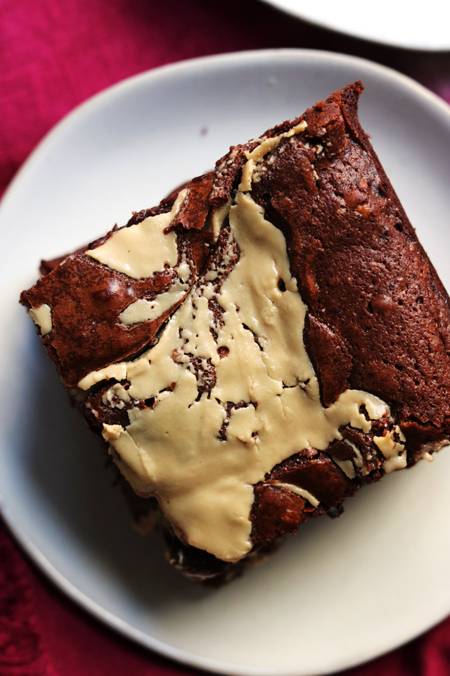 Tahini and Halva Brownies