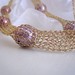 La Boutique Extraordinaire - Diana Brennan - Collier fil de métal et perles de verre - 60 €