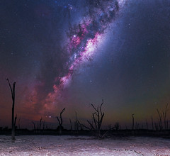 Milky Way at Yenyening Lakes - Beverley, Western Australia
