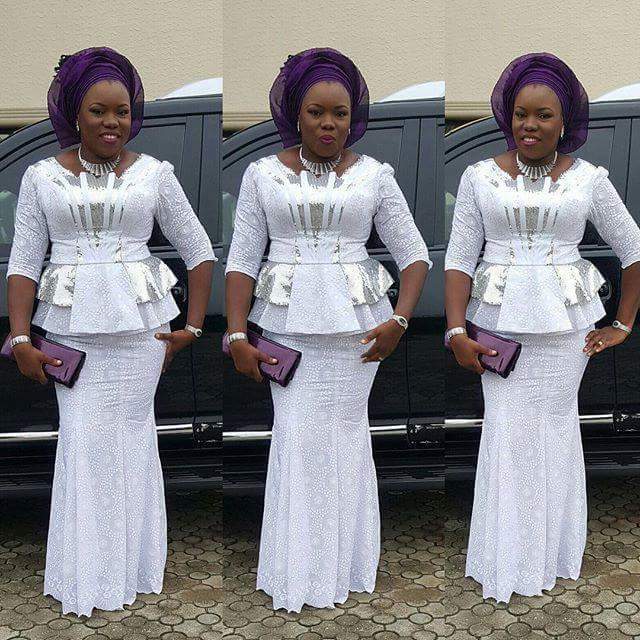 White Lace Aso Ebi Styles For Summer 2019 Fashionist Now