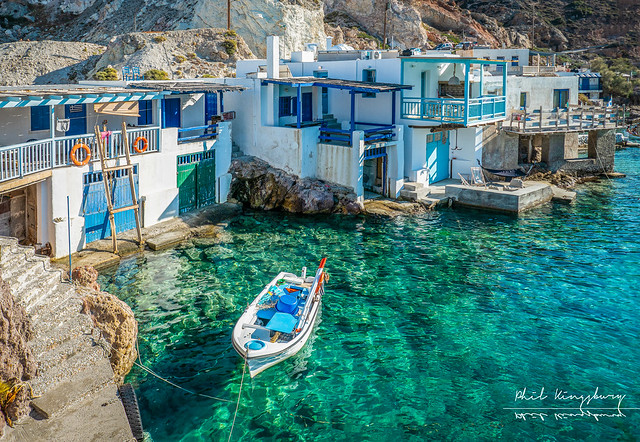 Firopotamos fishing village, Milos, Greek Islands