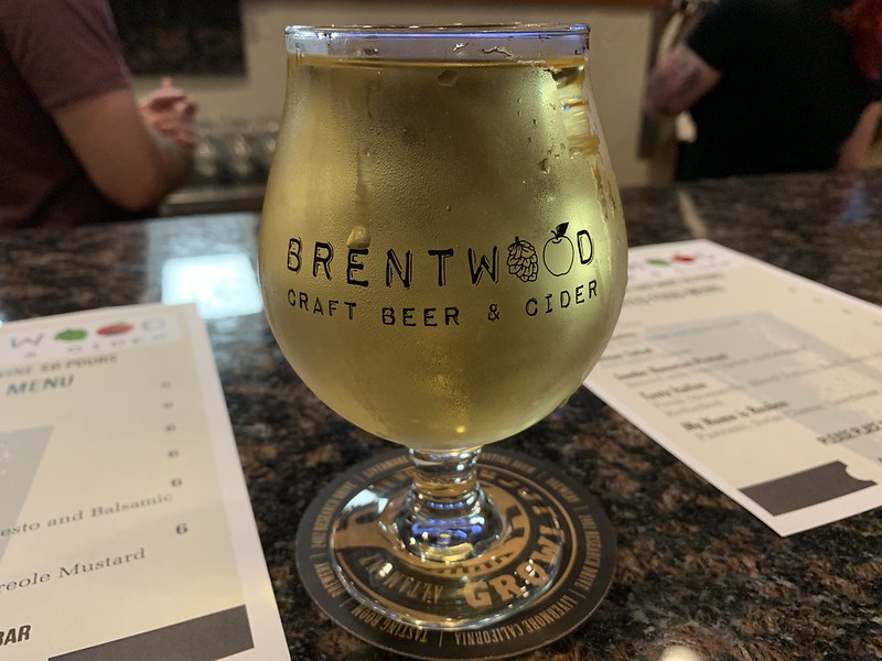 A cider at Brentwood Craft Beer and Cider