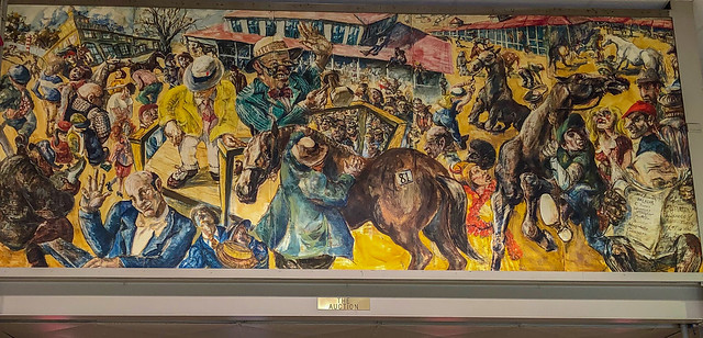 Pimlico murals - The Auction. Photo by Dottie Miller.